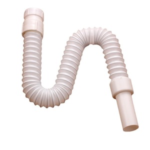 Tubo de drenaje de plástico flexible para lavabo con refuerzo de alambre de acero de 50 cm de longitud - Product Image 5