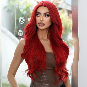 Full Lace Human Hair <b>Wig</b> Natural Finish Realistic Scalp Soft Lightweight Breathable Adjustable Heat Resistant Long <b>Wig</b> - Product Image 3