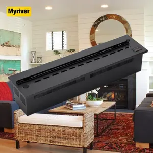 Myriver dekorasi perapian dalam ruangan, hiasan Resin efek api Led elektrik Modern klasik