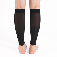 Nouvelles basse-jambières de compression respirantes en fil de charbon de bambou de haute qualité 610D 20-30 mmHg pour hommes et femmes