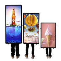 Mochila Publicitaria LED Digital Móvil de Doble Cara de Alta Calidad, Caja de Luz para Publicidad Exterior
