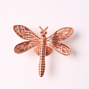 Zinc Alloy American Style Dragonfly Single-Hole Bedside Table Wardrobe Cabinet <strong>Door</strong> Handles M4 - Product Image 2