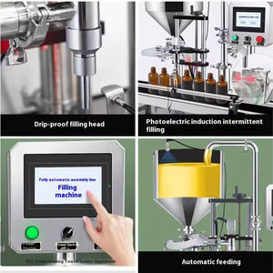 Máquina llenadora de pasta de un solo cabezal totalmente automática con transportador para mantequilla de cacahuete, miel, champú, loción, salsa y mayonesa - Product Image 4