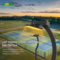 Snoowel TN710A 200W 240W 320W Projecteur linéaire LED pour terrain de padel IP66 IK10 avec 5 ans de garantie pour le sport