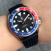 Tandoorio SKX mod 37mm NH35 montre mécanique hommes petites femmes montre-bracelet Orange main étanche Sport en acier natation horloge Vintage