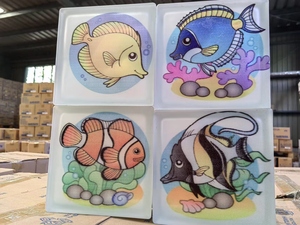 Haute qualité 190*190*80mm <span class=keywords><strong>brique</strong></span> <span class=keywords><strong>verre</strong></span> bloc bas prix pour extérieur bâtiment hôtel salon cuisine utilisation extérieure - Product Image 6