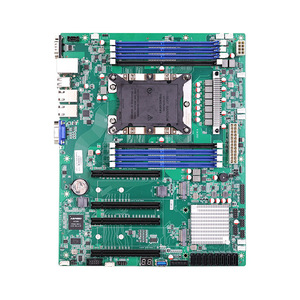 Speedbridge single-socket 3647 <b>CPU</b> server/workstation <b>motherboard</b> supports dual GPU graphics cards, replacing Supermicro X11SPL. - Product Image 1