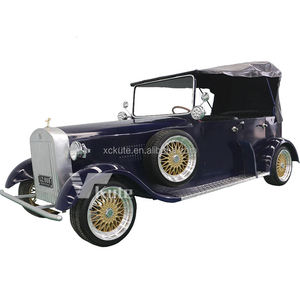 Voiture électrique vintage à double rangée, mini-bus de tourisme, voiturette de golf multicolore / couleur personnalisée, produit chinois vintage - Product Image 1