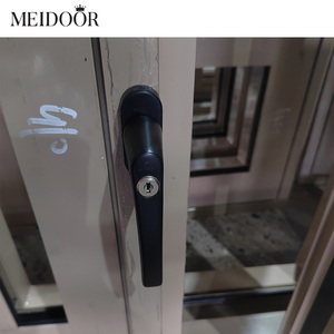 Fenêtre battante en aluminium avec écran Ouverture vers l'intérieur Fenêtres à la française Fenêtre à <span class=keywords><strong>battant</strong></span> à double vitrage avec imposte - Product Image 6