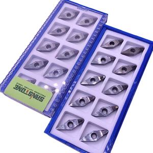 Plaquettes en carbure PCD de haute qualité pour tournage d'<span class=keywords><strong>aluminium</strong></span>, outil de coupe VCGT 110304, boîte OEM, accessoires pour tour CNC - Product Image 3