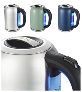 Hervidor de Agua de Acero Inoxidable 304 con Luz Azul, Capacidad Visible de 1.8L, Diseño Especial Colorido con Luz Azul Mecánica - Product Image 3