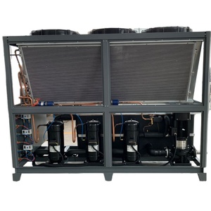 เครื่องปรับอากาศแบบติดหลังคา 220V 60Hz R410A, ความเย็น 5 ตัน, พัดลมเสียงเบา, โครงเหล็กชุบสังกะสี สำหรับร้านค้าปลีก, ร้านกาแฟ, ระบบปรับอากาศ HVAC - Product Image 1