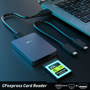 <span class=keywords><strong>Lecteur</strong></span> de carte haute vitesse USB 3.1 Gen 2 CFexpress de vente chaude avec 2 câbles USB pour ordinateur de téléphone portable - Product Image 3