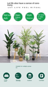 Grande Pianta Artificiale Bionica per Soggiorno in Stile Nordico, 60-240CM, per Interni/Esterni, Oggetto di Scena per Fotografia, Albero di Banano Viaggiatore - Product Image 6