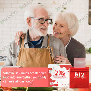 Wellbody Vitamine <span class=keywords><strong>B12</strong></span> Orale Oplossende Filmstrips Voor Volwassenen-Food Grade Oem/Odm Beschikbaar - Product Image 5