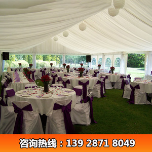 Carpa para Fiestas y Bodas, Estructura de Aleación de Aluminio, Doble Capa de PVC, para Eventos al Aire Libre en las Cuatro Estaciones, Tipo Extendido Modular - Product Image 4
