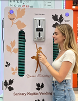 Distributeur mural de serviettes hygiéniques, distributeur automatique de serviettes hygiéniques pour toilettes, entièrement automatique et sans personnel