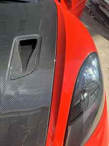 Cubierta de Motor Estilo PD RS de Fibra de Carbono Seca para <span class=keywords><strong>Porsche</strong></span> 718 981 <span class=keywords><strong>991</strong></span>, Actualización de la Cubierta de Válvulas del Motor GT4RS - Product Image 5