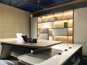 Mesas de lujo para oficina, nuevo modelo VIP, ejecutiva, muebles contemporáneos, conjunto de escritorio de trabajo para Nuevo edificio - Product Image 6