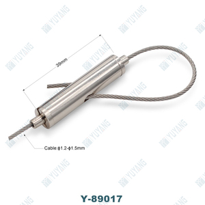 Morsetto per <span class=keywords><strong>Cavi</strong></span> Regolabile a Due Vie OEM in Alluminio per Sistemi di Sospensione di Fili Leggeri - Product Image 4