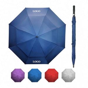 Parapluie de golf personnalisé de luxe, imperméable, coupe-vent, imprimé, avec logo personnalisé et éclairage - Product Image 4