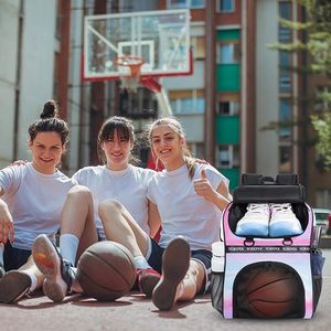 Muestra gratis Mochila deportiva informal animadora con purpurina sublimada de gran carga - Product Image 4