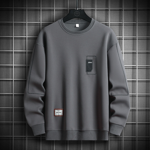 Autumn Winter <b>Plus</b> <b>Size</b> Solid Design Men's Regular Fit Comfortable Breathable ODM Casual <b>Sweater</b> Windproof New - Product Image 4
