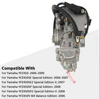 Carburateur Pour Yamaha YFZ 450 YFZ450 YFZ450V YFZ450SE YFZ450SE2 YFZ450SP 5TG-14101-34-00 5TG-14101-31-00 ATV Quad Carburateur