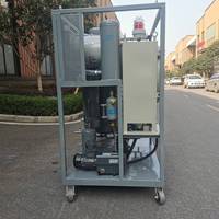 Machine de filtration d'huile hydraulique automatique PLC avec élimination rapide de l'eau
