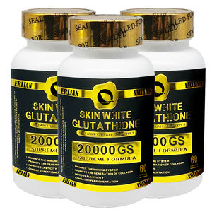 Meilleur éclaircissant pour la peau 20000mg à base de plantes naturelles Gluta Vitamine C Capsule molle Complément alimentaire pour le soin de la peau Pilules naturelles pour éclaircir la peau - Product Image 1