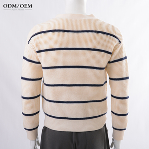Cárdigan Personalizado para Hombre con Cuello en V, Botones, Bolsillos, Mangas Largas, Tejido de Punto, Mezcla de Algodón, Letras Bordadas, Patrón de Letras - Product Image 4