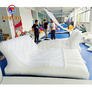 Inflatable nổi biển bơi Dock Inflatable nổi nền tảng sofa với lều cho thanh nước du thuyền Thuyền biển nước - Product Image 6