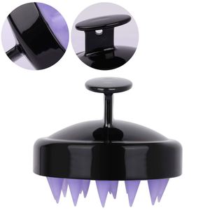 New $0.15 <b>Round</b> Silicon Bath <b>Brush</b> /Dry Hair Detangler Scalp Massage Shampoo <b>Brush</b> - Product Image 2