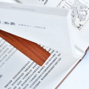 ที่คั่นหนังสือไม้สลักเลเซอร์ พิมพ์ซิลค์สกรีน เคลือบเงา งานฝีมือ DIY ตกแต่งวันเกิดเรียบง่าย สำหรับเป็นของขวัญ - Product Image 2