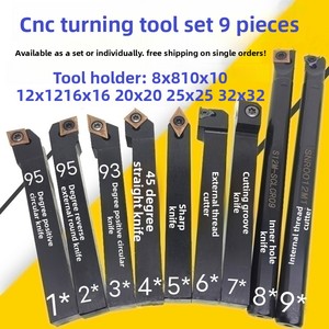 Juego de herramientas de torneado CNC de 10 mm con envío gratis; Portaherramientas de torneado mini <span class=keywords><strong>para</strong></span> <span class=keywords><strong>torno</strong></span> de instrumentos con cuchilla de 30 mm de sujeción mecánica - Product Image 2
