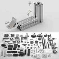 Coins de profilés en aluminium à 135 degrés pour connexions angulaires à 135 degrés entre profilés