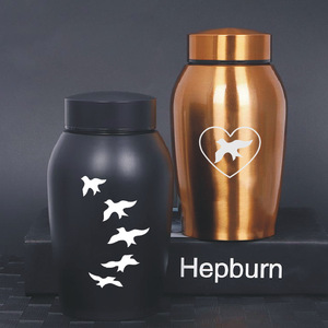 Katten Honden RVS Cinerary Urn Formaat Cilindrisch Aanpasbaar Verzegeld Begrafenisbenodigdheden Huisdierherdenking - Product Image 3