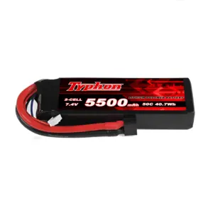 Suitable For Model Aircraft And Rc Vehicles 5500Mah 7.4V 2S 50C Lipo Batterie Rc Gliders Lipo Battery