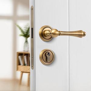 Maniglia per Porta Interna Nera Opaca Stile Vintage, Moderna Classica in Ottone con Foro per Chiave, per Sistemi di Arredo per Appartamenti e Uffici - Product Image 6