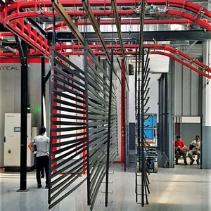 Machine de revêtement de poudre de porte en acier de fenêtre de profils en aluminium entièrement automatique - Product Image 3