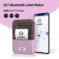 Nouvelle arrivée 2022, dropshipping, mini imprimante portable BT Connect 23dpi, impression de photos, d'étiquettes, de mémos, de listes, impression claire, imprimante sans fil Q21