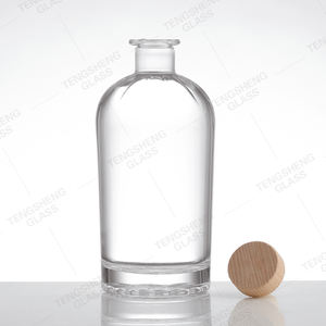 Botella de Vidrio Transparente de 500ml para Whisky y Vodka, Botella de 750ml para Brandy y <span class=keywords><strong>Mescal</strong></span> con Tapón de Rosca y Tapón de Goma para Tequila, en Oferta - Product Image 4
