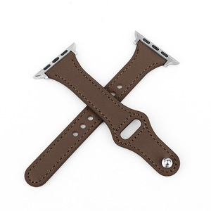 <span class=keywords><strong>Bracelet</strong></span> fin de rechange en <span class=keywords><strong>cuir</strong></span> véritable pour femmes, avec boucle inversée, pour iWatch série SE 6 5 4 3 2 1, pour <span class=keywords><strong>apple</strong></span> <span class=keywords><strong>watch</strong></span> - Product Image 1