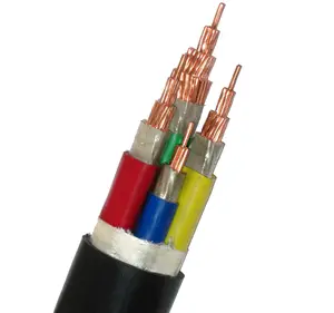 Braided Flexible Power Cable price low Voltage power cable solid conductor 4 core armoured cable