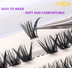 A-RIX 30D/40D to choose, 0.07mm C/D Curl, 10mm-16mm matte black <b>Mink</b> DIY individual <b>eyelashes</b> cluster lashes <b>extension</b> bunche - Product Image 6