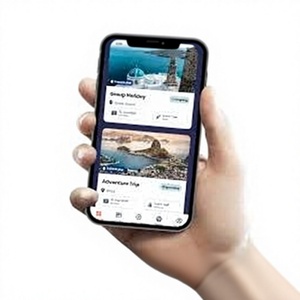 Application mobile de réservation d'hôtels en Grèce : Réservez des hôtels dans toute la Grèce avec des réservations instantanées, des paiements sécurisés et des offres exclusives. - Product Image 1