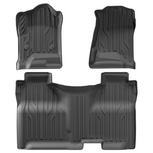 Bền dễ dàng để làm sạch TPE thảm sàn xe cho 2012-2023 GMC Sierra, Chevrolet <span class=keywords><strong>Silverado</strong></span>, nội thất phụ kiện ô tô - Product Image 6