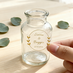 Tem nhãn decal nhựa vinyl trong suốt, tròn, có thể bóc, tùy chỉnh logo cá nhân - Product Image 3