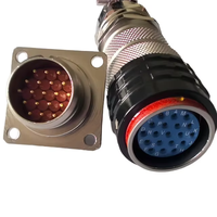 26-Pin ECTA-Stecker für Volvo-Detektor-LKW-Diagnosegerät VOCOM OBD2 Leitungsdetektionskabel Grüne Steckverbinder
