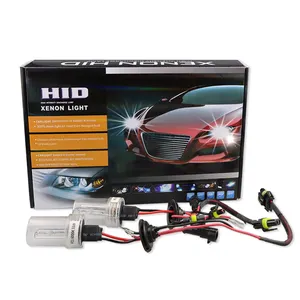 פנס ערכות 6000k 55W 12V hid קסנון אור hid נטל hid קסנון ערכת H1 H3 H7 H11 9005 HB3 9006 HB4 880 H4 פנס הנורה